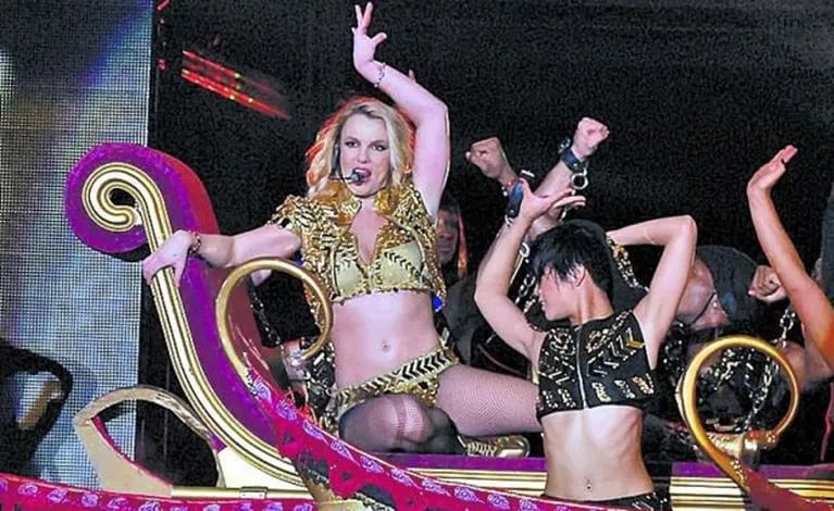 Britney Spears se presentó en La Plata, y hubo críticas. (Foto: La Razón)