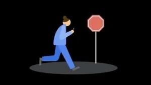 Google recordará a los usuarios que levanten la cabeza del móvil cuando caminen por la calle para evitar accidentes. Foto:DPA.