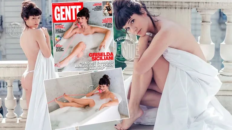 Griselda Siciliano, fotos sexies y confesiones de amor (Fotos: revista Gente)