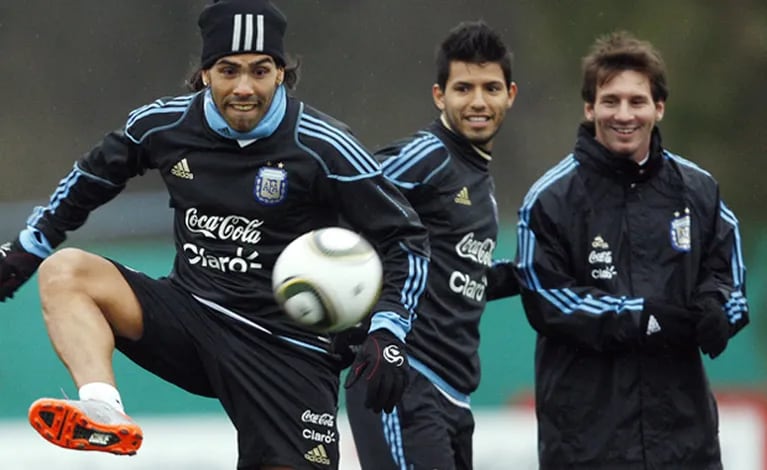 El trío se prepara para la Copa América (Foto: Web)