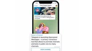 Telegram introduce anuncios en los canales públicos de más de 1000 suscriptores