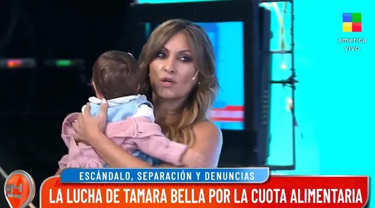 El conmovedor gesto de Marcela Tauro cuando la beba de Tamara Bella comenzó a llorar en vivo: “Dámela”