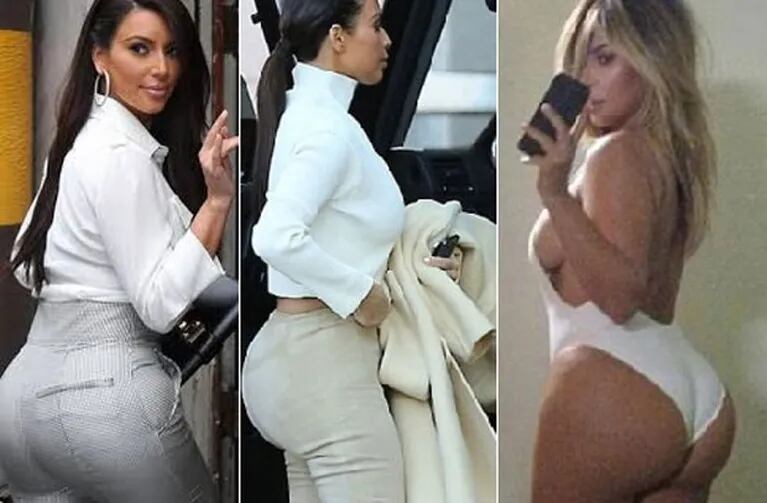 Kim Kardashian: aseguran que se inyectó grasa en la cola y ella explotó en Twitter. (Foto: Web)