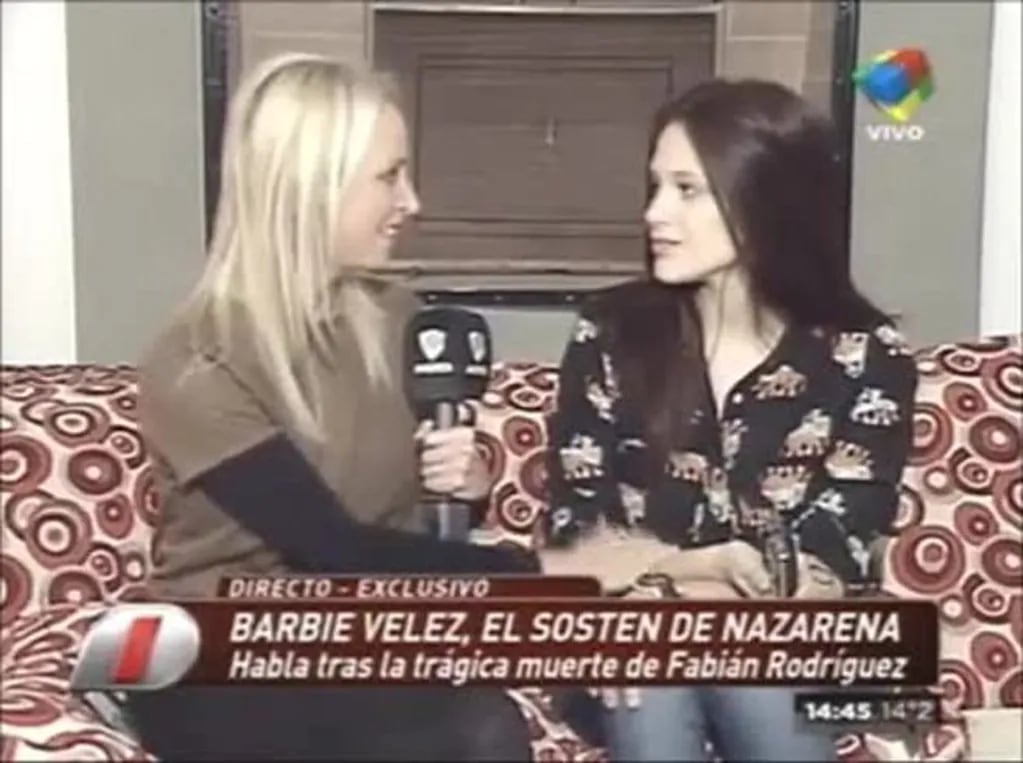 Bárbara Vélez rompió el silencio: "Me duele ver a mi mamá en la cama, llorando, escuchando la música que era de Fabián"