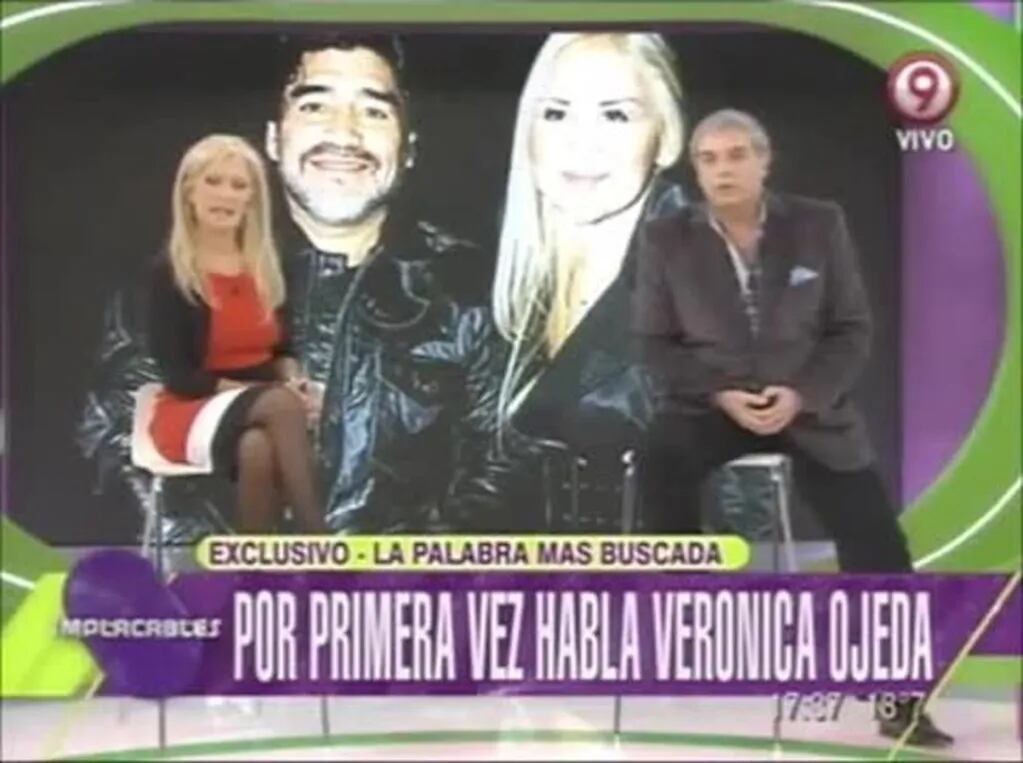 Verónica Ojeda habló del encuentro de Diego Maradona y su hijo