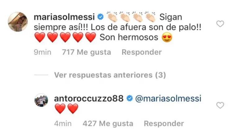 Antonela Roccuzzo desmintió una crisis con Messi: foto familiar, mensaje de apoyo y un "tal cual" elocuente