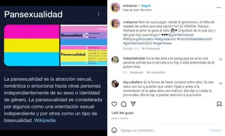 La reacción del padre de Nacho de Gran Hermano a los dichos de Coti sobre su sexualidad: "Homofobia en TV"
