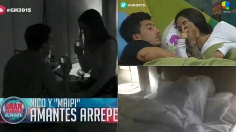 Sexo en GH: Maypi y Nicolás, arrepentidos de su noche hot (Foto: América TV)