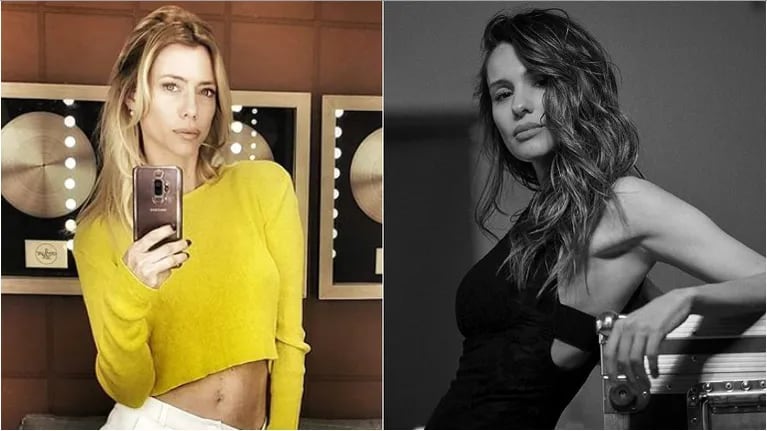 La coincidencia de Pampita y Nicole Neumann en Instagram Stories (Fotos: Instagram)