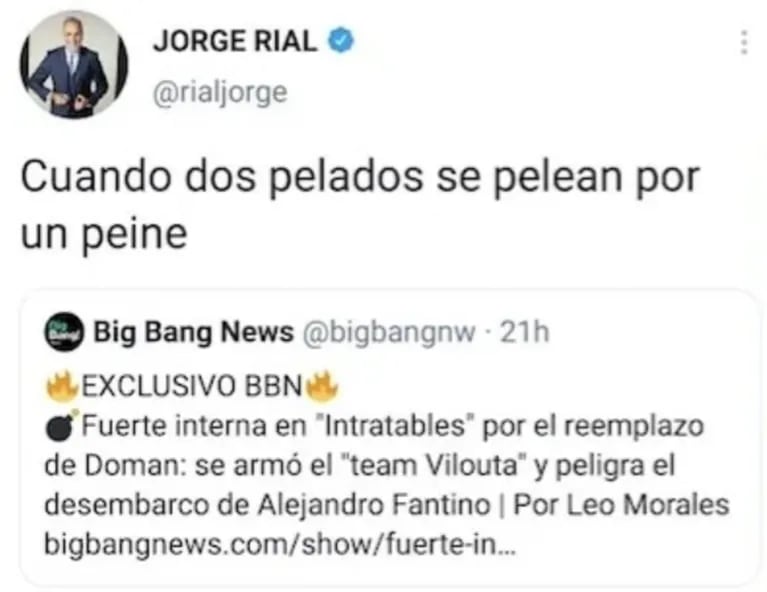 La reacción de Liliana Parodi tras los picantes tweets de Jorge Rial contra América: "Él terminó su programa y yo tuve que seguir resolviendo las cosas"