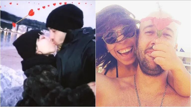 Noelia Pompa, feliz con su novio (Fotos: Instagram)