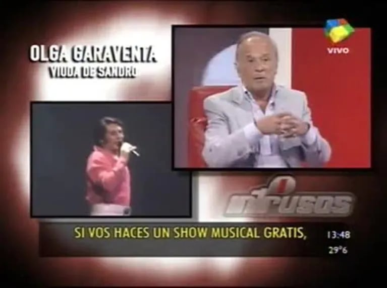 Polémica por el musical Por amor a Sandro: Olga Garaventa Vs. Héctor Cavallero