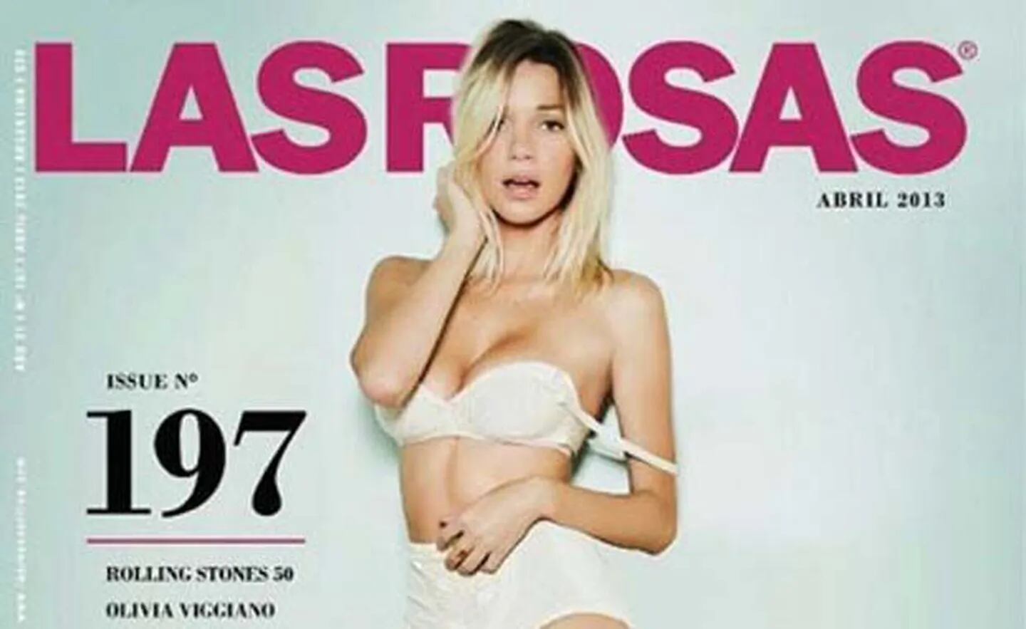 Micaela Breque en la portada de Las Rosas. (Foto: web)