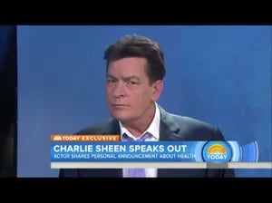 Charlie Sheen contó que es HIV positivo: su entrevista en Today Show