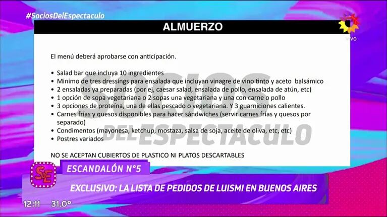 Se conocieron las insólitas exigencias de Luis Miguel para sus recitales en Argentina