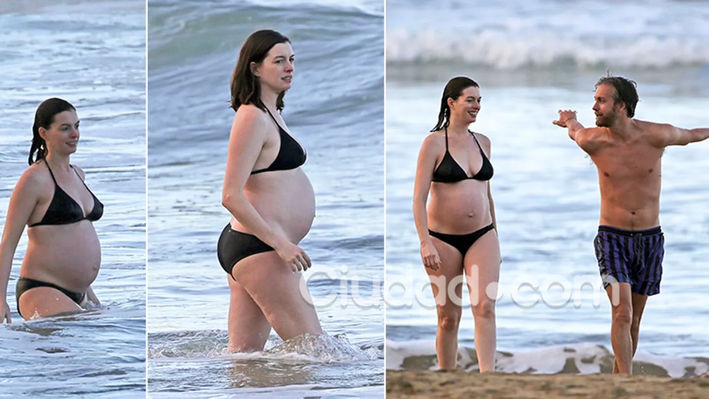 Estas son las imágenes que Anne Hathaway no quería que salieran a la luz. Fotos: Grosby Group.