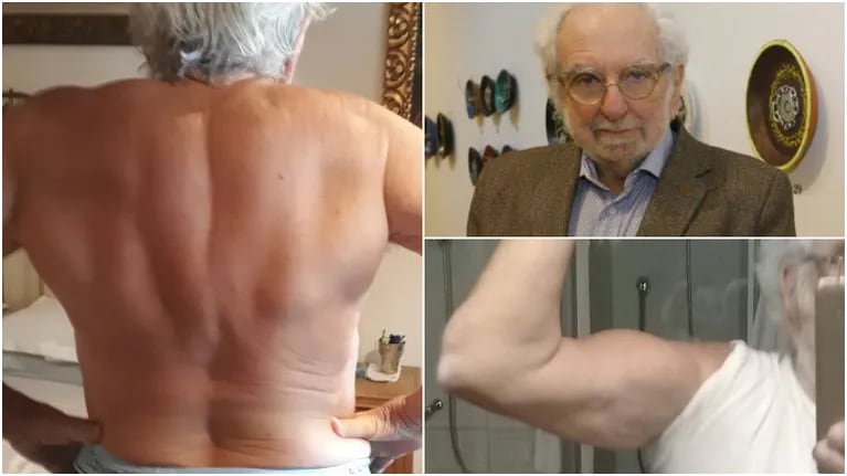 Pacho O’Donnell luce sus músculos en Instagram a los 77: La vejez no tiene que ser sinónimo de deterioro 