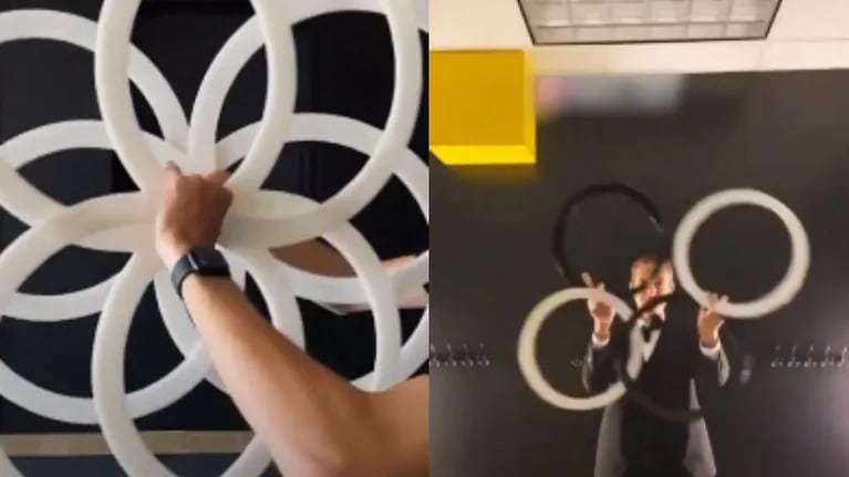 Danila Kharlamov, el artista que se ha hecho viral gracias a estos impresionantes trucos de malabarismo con anillos