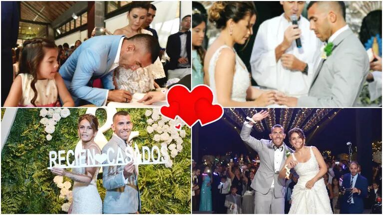 Las fotos oficiales del casamiento de Carlitos Tevez y Vanesa Mansilla (Fotos: Flia. Tevez/Estudio Omar Díaz)