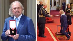 Barry Gibb, el último Bee Gees vivo, fue nombrado Caballero del Imperio británico por el príncipe Carlos. (Foto: DPA)