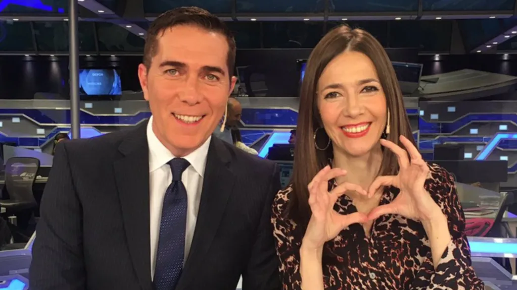La "romántica" promoción del regreso de Cristina Pérez y Rodolfo Barili a Telefe Noticias