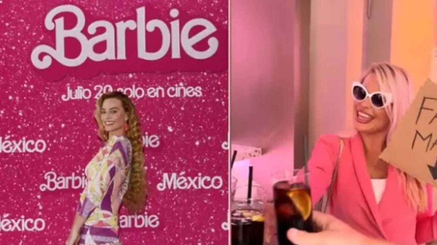 Una doble de Margot Robbie provoca el caos antes del estreno de Barbie en Londres