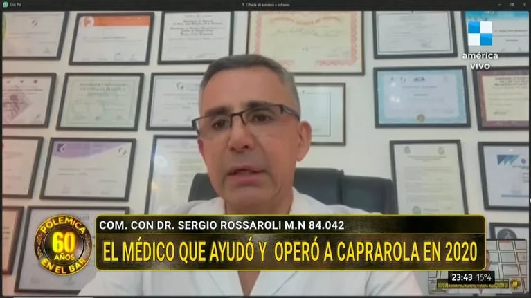 El cirujano de Mariano Caprarola, después de Lotocki, habló del material que encontró: “No apto para humanos”
