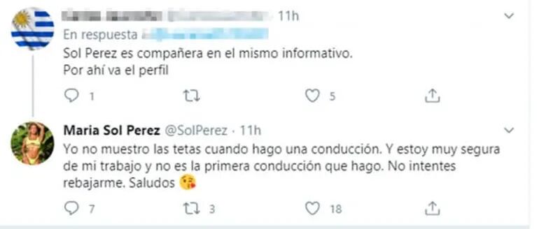Furiosa reacción de Sol Pérez cuando la compararon con Romina Malaspina: "Yo no muestro las tetas cuando conduzco"