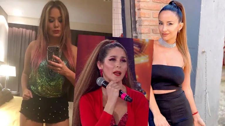 Lourdes Sánchez cruzó a Karina la Princesita por su crítica a la cumbia de Laura Novoa (Fotos: Instagram y Captura))