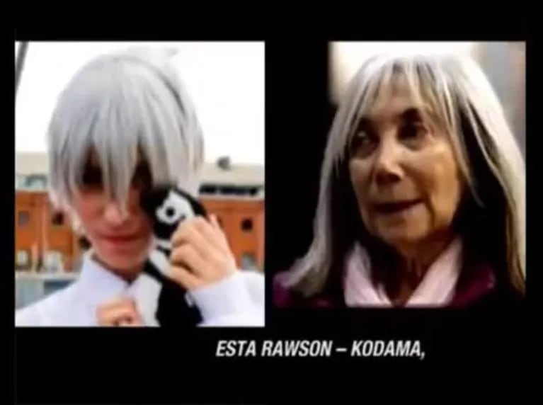 Polémica en TV: la canción de "los parecidos" de TVR comparó a Angeles Rawson con María Kodama