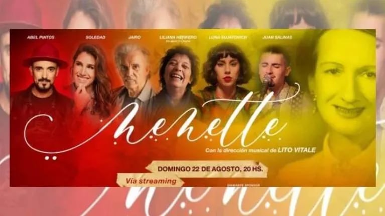 Soledad, Abel Pintos y Liliana Herrero recorrerán la obra de Nenette en un streaming gratuito