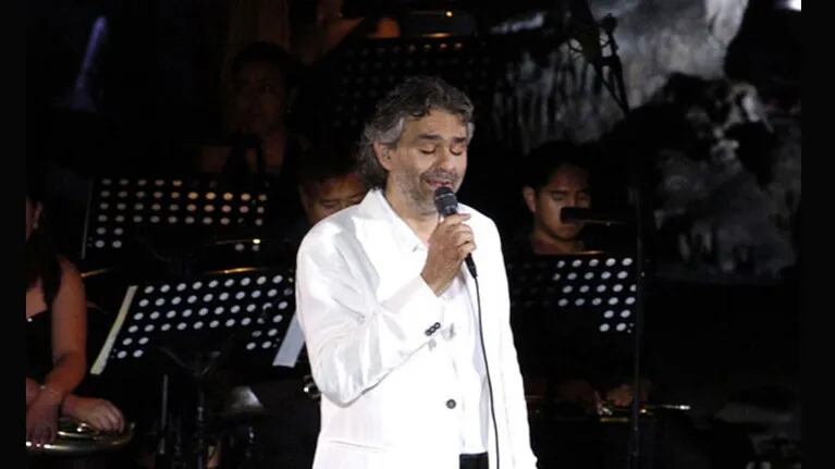 Andrea Bocelli cantará en Argentina el 31 de marzo