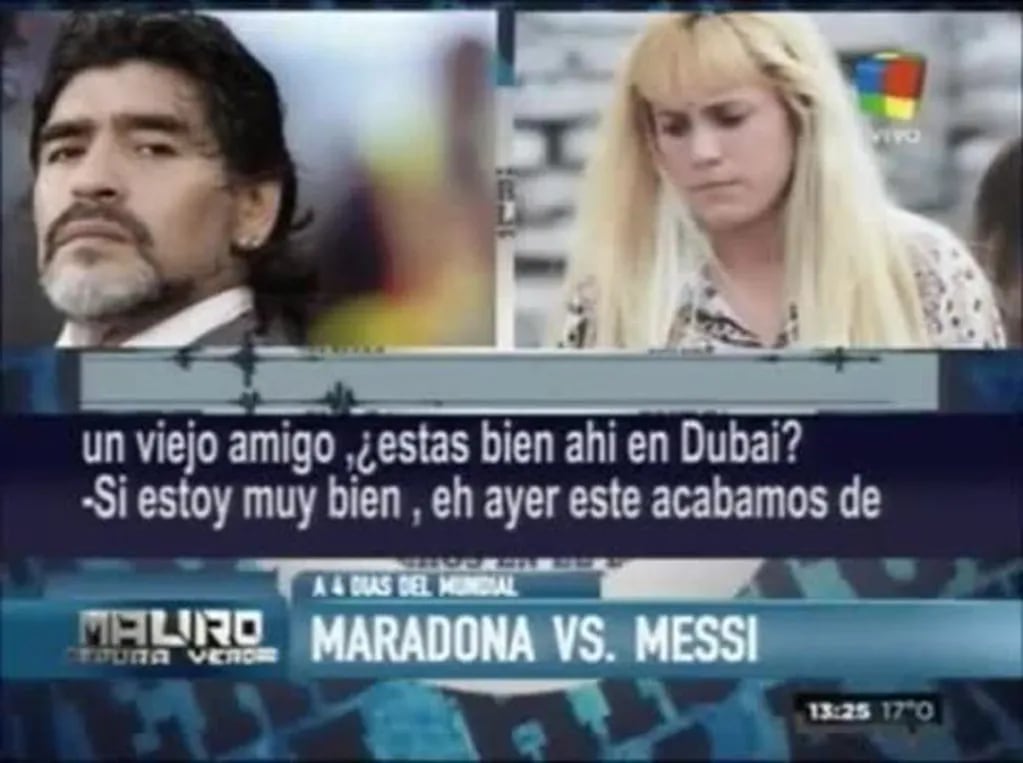 Diego Maradona pidió la captura internacional de Rocío Oliva ante Interpol