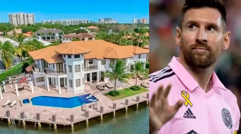 Así es la mansión millonaria que Lionel Messi compró en Miami: spa, muelles y piscina frente al mar