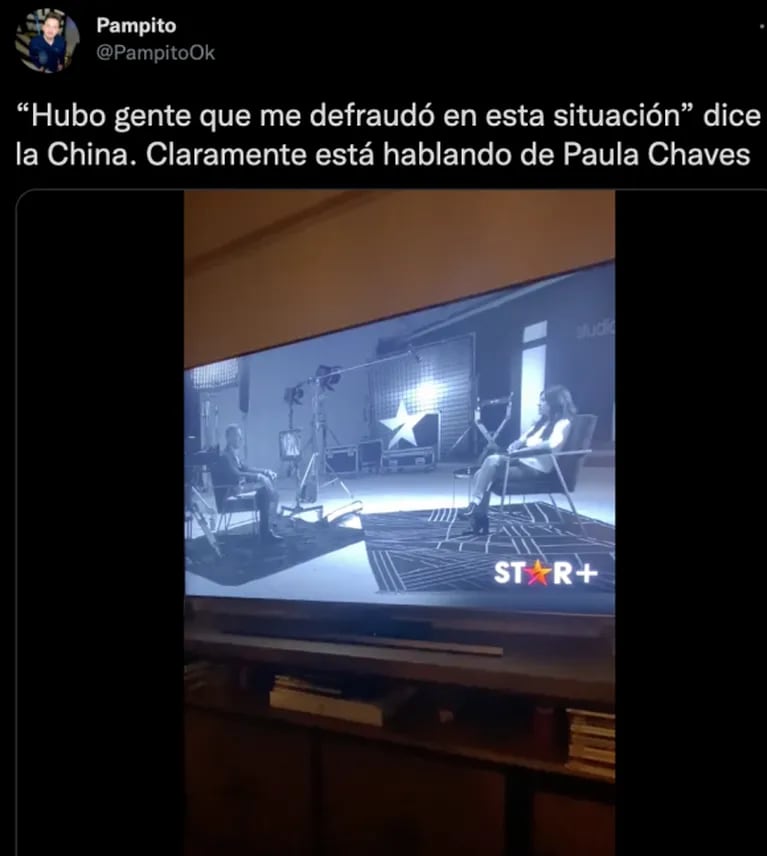 China Suárez reveló que la decepcionaron y las miradas apuntan a Paula Chaves: "No era de mi círculo más íntimo"