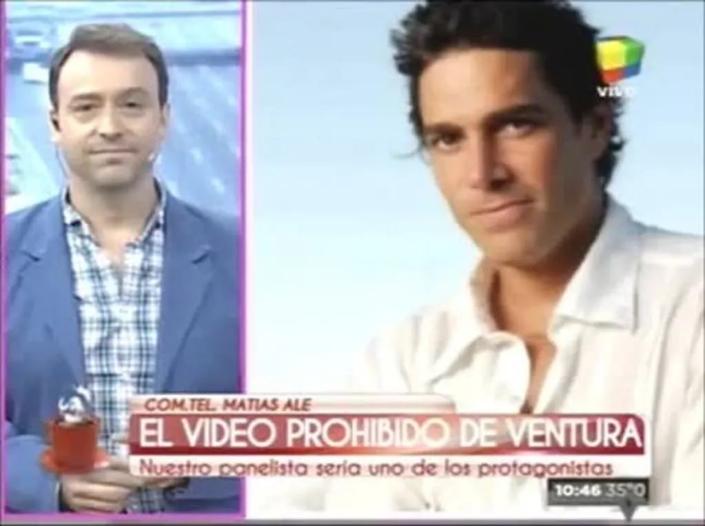 Matías Alé habló del video prohibido que afirma tener Luis Ventura: "No dejo nada registrado"