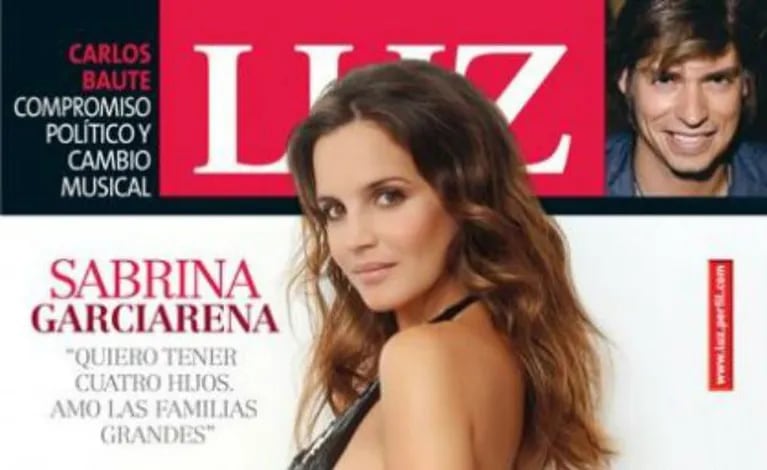 Sabrina Garciarena, súper sexy en la revista Luz.