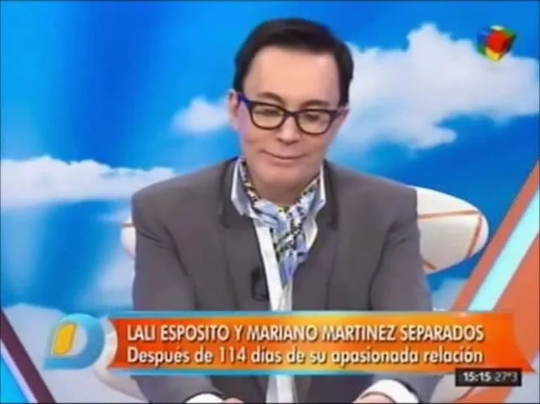 Mariano Martínez habló por primera vez de la separación de Lali Espósito
