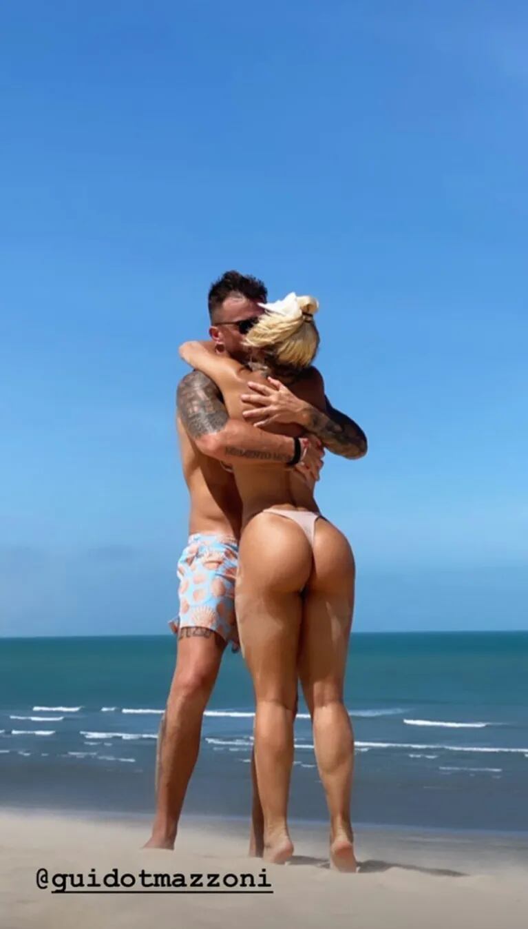 Sol Pérez y su novio, súper enamorados en Brasil: "Así toda la vida"