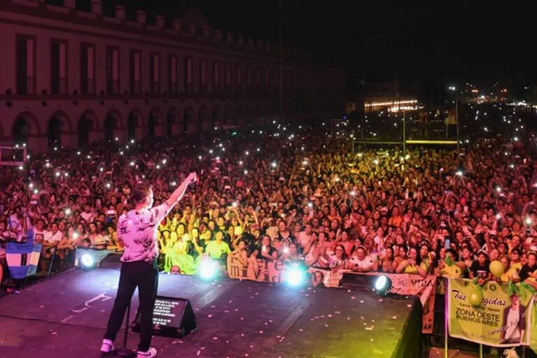 Más de 100.000 personas disfrutaron del show de Luciano Pereyra en Luján