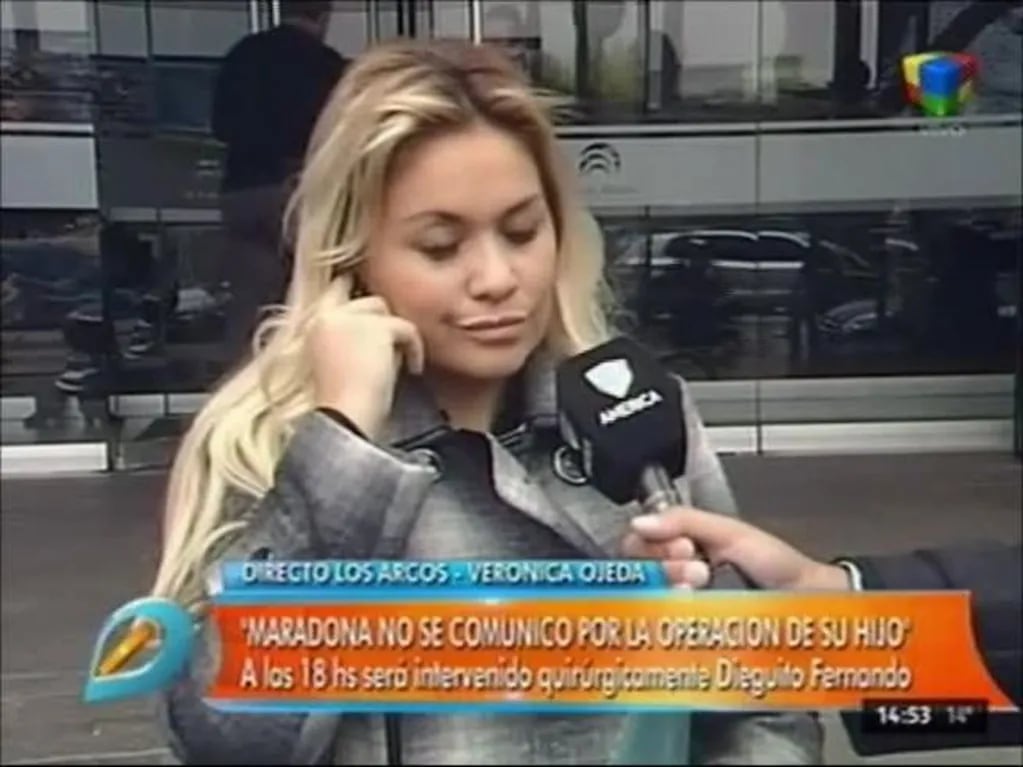 Verónica Ojeda confirmó su acercamiento con Gianinna Maradona