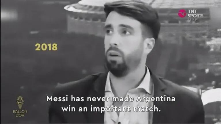 Flavio Azzaro habló tras aparecer criticando a Messi en el Balón de Oro 2021: "Soy pasional y no me calienta que me conozcan en el mundo"