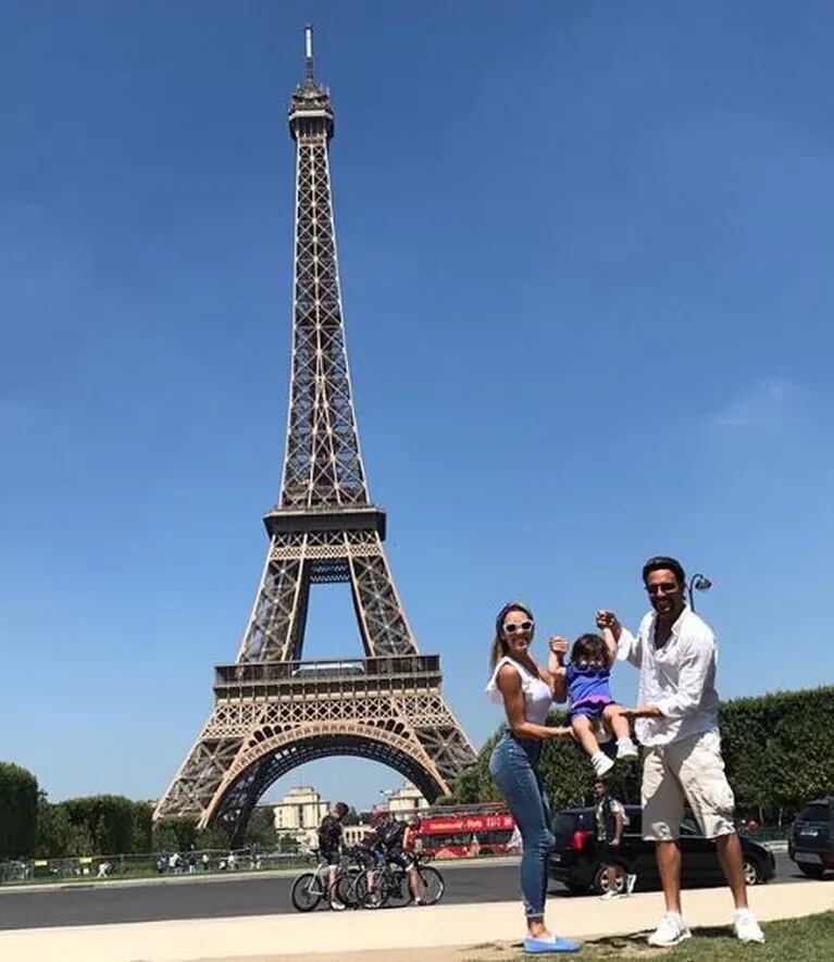 Las vacaciones familiares de Floppy Tesouro en Europa: "Me encanta conocer diferentes lugares"