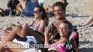 Las vacaciones en familia de Guillermo Andino, en las playas de Punta del Este. (Foto: GM Press)