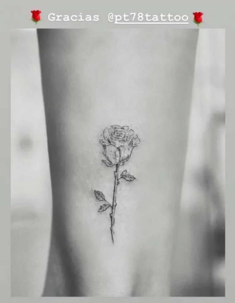 Tini Stoessel compartió su nuevo y delicado tatuaje en Instagram