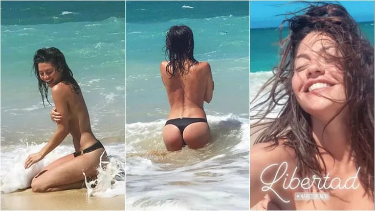 Jujuy Jiménez visitó una playa nudista en Hawaii y compartió sus fotos hot: Sensación de libertad