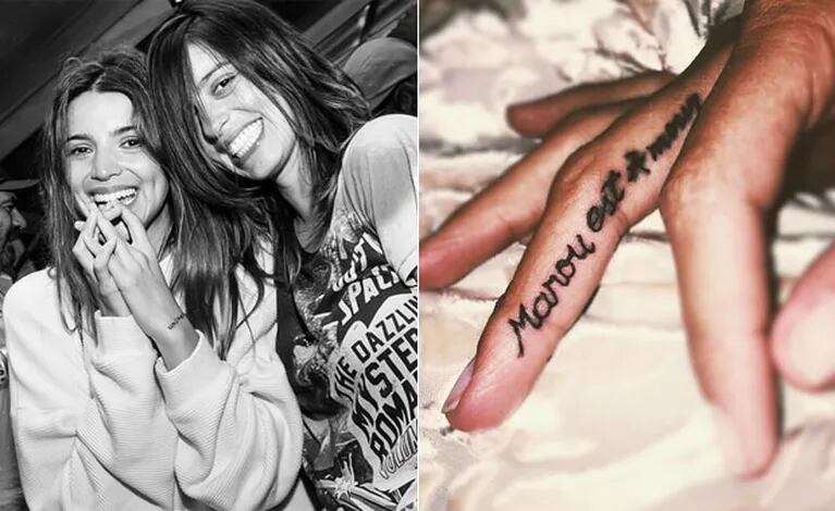 El nuevo y significativo tatuaje que Calu Rivero le dedicó a su hermana: "Marou est amour" (Foto: Instagram)