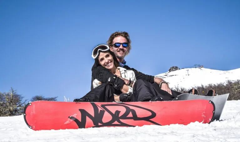 Facundo Arana y María Susini, de vacaciones con sus hijos en la nieve: amor, juegos y deportes de invierno