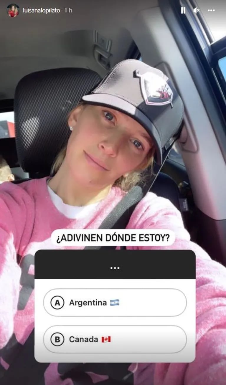 Luisana Lopilato llegó a la Argentina tras haber anunciado su embarazo: "Mi Buenos Aires querido"