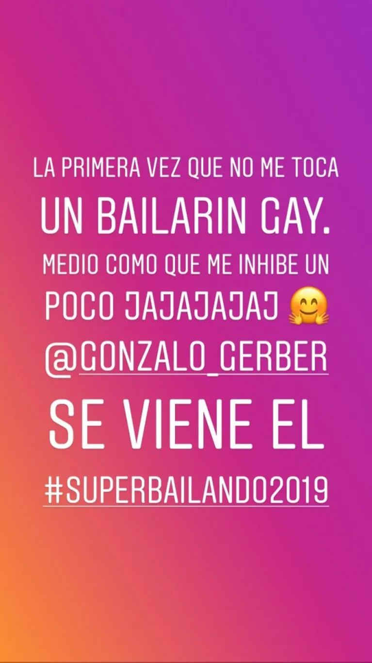 Polémico comentario de Luciana Salazar, a días del Súper Bailando: "Es la primera vez que no me toca un bailarín gay y me inhibe un poco, ja, ja"
